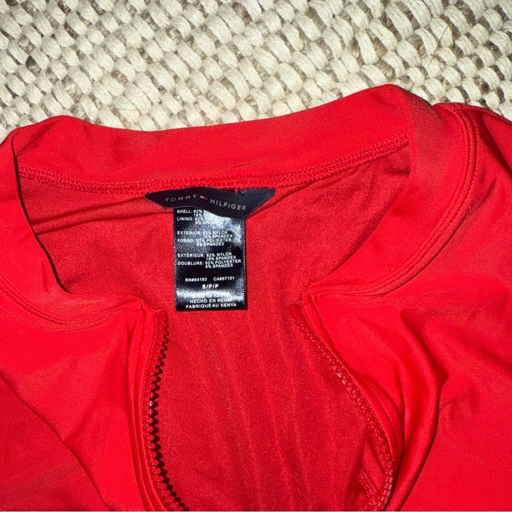 Tommy Hilfiger Bold Red Swimsuit - Picture 3 of 5
